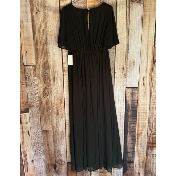 Show Me Your Mumu Black Maxi Dress 1X Formal Cocktail Bridesmaid Wedding NWT - Picture 2 of 10